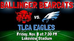 Ballinger Bearcats vs. TLCA